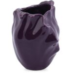 Ceramiczny Wazon 'Fioletowy Kwiat' z Antypoślizgowymi Podkładkami - obrazek 3