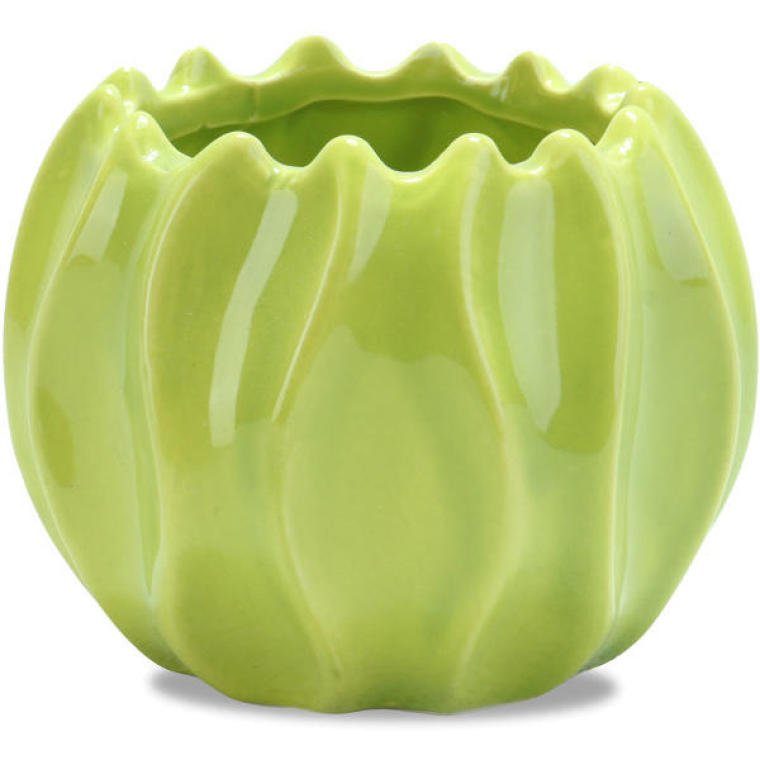 JJ13139D Mała Dekoracyjna Miseczka Koralowiec w Kolorze Zielonym - obrazek 1