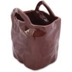 Wazon Brązowa Elegancja o Niepowtarzalnym Kształcie - obrazek 3