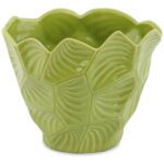 Zielony Wazon Ceramiczny JJ Multi-Funkcjonalny z Antypoślizgowymi Podkładkami