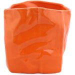 Pomarańczowy Wazonik Dekoracyjny z Antypoślizgowymi Podkładkami - obrazek 2