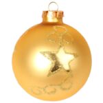 Komplet, 6 bombek szklanych, JN-01001G - obrazek 2