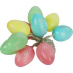 JAJKA GIRLANDA ŚWIETLNA LAMPKI 10LED WIELKANOC KOLOROWE - obrazek 2