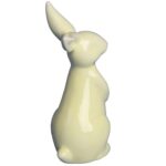 ZAJĄCZEK CERAMICZNY FIGURKA STOJĄCA  15 CM ŻÓŁTA - obrazek 2