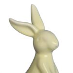 ZAJĄCZEK CERAMICZNY FIGURKA STOJĄCA  15 CM ŻÓŁTA - obrazek 3