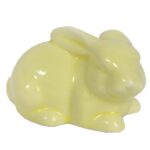 ZAJĄCZEK CERAMICZNY FIGURKA ZIELONA 7CM