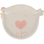 PODSTAWKA CERAMICZNA TALERZ KURA