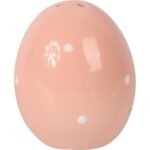 Świąteczny Zestaw Solniczka i Pieprzniczka w Kształcie Jajek - Różowa Ceramika - obrazek 3