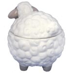 Owca owieczka wielkanocna ceramiczny pojemnik 19cm - obrazek 2