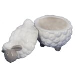 Owca owieczka wielkanocna ceramiczny pojemnik 17cm - obrazek 3