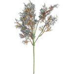 GAŁĄZKA OZDOBNA DODATEK KOLOR SZARY 46 CM