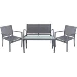 Zestaw meblowy do kawiarni Szara Stalica dla 4 osób