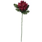 Cynia Bordowa Sztuczna - Kwiat Dekoracyjny 70 cm - obrazek 2