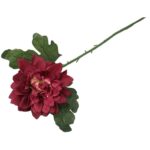 Cynia Bordowa Sztuczna - Kwiat Dekoracyjny 70 cm - obrazek 3