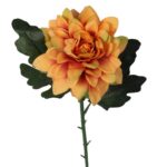 CYNIA KWIAT SZTUCZNY POMARAŃCZOWY - obrazek 2