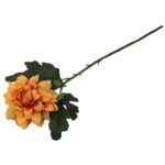 CYNIA KWIAT SZTUCZNY POMARAŃCZOWY - obrazek 3