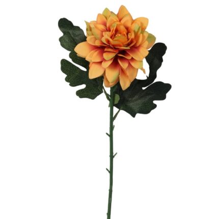 CYNIA KWIAT SZTUCZNY POMARAŃCZOWY