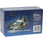 Zewnętrzna Dekoracja Świetlna 100 LED Biała - Łączalna, Wodoodporna, Energooszczędna - obrazek 2