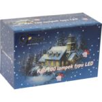 Dekoracja Świetlna na Zewnątrz 100 LED Sople Czerwone z Dodatkowym Gniazdem IP44 - obrazek 2