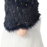 SKRZAT Świąteczny Krasnal GNOM Ozdoba Świąteczna Prezent 50 cm GRANATOWY - obrazek 3