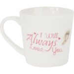 Zestaw prezentowy kubek i łyżeczka ceramiczna ze stojącymi flamingami - obrazek 3