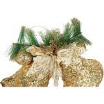 DUŻA DEKORACJA ŚWIĄTECZNA - 2 DZWONY ZAWIESZKA ZŁOTA - obrazek 2