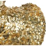 DUŻA DEKORACJA ŚWIĄTECZNA - 2 DZWONY ZAWIESZKA ZŁOTA - obrazek 3