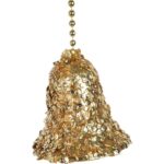 Zawieszka Świąteczna Złote Dzwony - Duża Dekoracja do Salonu lub Witryny Sklepowej - obrazek 3