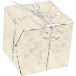 Komplet 28 Zawieszek na Choinkę Mix: Bombki Jedwabne, Kule Druciane, Prezenciki, Bombki Plastikowe w Kolorze Turkusowo-Srebrnym - obrazek 3