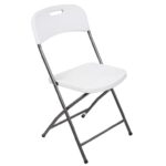 KRZESŁO CATERINGOWE OGRODOWE SKŁADANE BIAŁE II