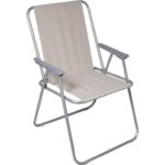 Krzesło Wielofunkcyjne Składane ze Stali Nierdzewnej i Tworzywa Sztucznego Białe