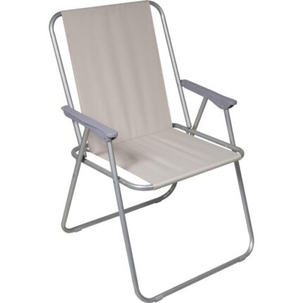 Krzesło Wielofunkcyjne Składane ze Stali Nierdzewnej i Tworzywa Sztucznego Białe