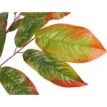 LIŚĆ GAŁĄZKA POTRÓJNA ZIELONO POMARAŃCZOWA 70CM - obrazek 2