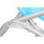 Leżak ogrodowy błękitny - obrazek 3