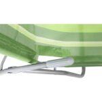 Uniwersalny Leżak Grawitacyjny w Zielone Paski do Ogrodu, Balkonu i Plaży - obrazek 2