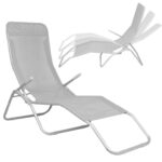 Uniwersalny Leżak Grawitacyjny - Szary, Przewiewny i Odporny na Warunki Atmosferyczne