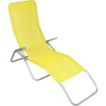 Leżak ogrodowy limonkowy 2 - obrazek 3