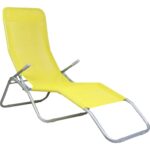 Leżak ogrodowy limonkowy 2 - obrazek 2