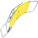 Leżak Ogrodowy i Plażowy, Żółty, Grawitacyjny, Przewiewny, Wysokiej Jakości Materiałów - obrazek 3