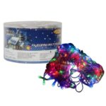 Multikolorowa Kurtyna Świetlna-Pajęczyna 120 LED, 3m x 0.6m, Zasilanie Sieciowe