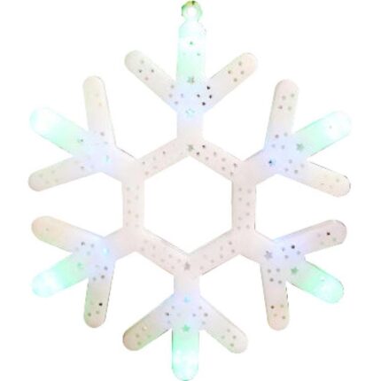 Duża dekoracja LED na baterie, śnieżynka, LEDPLMU1KL