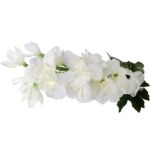 Ostróżka Dekoracyjna Wysoka Biała 70cm - obrazek 3