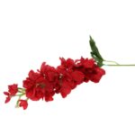 Czerwona Dekoracyjna Ostróżka o Wysokości 70 cm - obrazek 3