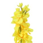 Ostróżka Dekoracyjna Żółta 70 cm - Kwiat Szlachetnej Imitacji - obrazek 2