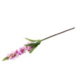 Lewkonia jasnofioletowa na gałązce - kwiat dekoracyjny o naturalnym wyglądzie - obrazek 3