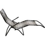 Leżak grawitacyjny Goliat w czarną kratkę, przenośny i odporny na warunki atmosferyczne - obrazek 3