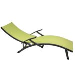 Leżak Ogrodowy i Plażowy Relax - Składany i Regulowany, Odporny na Warunki Atmosferyczne - obrazek 2
