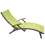 Leżak Ogrodowy i Plażowy Relax - Składany i Regulowany, Odporny na Warunki Atmosferyczne