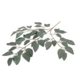 LIŚĆ GAŁĄZKA POTRÓJNA BENIAMINA KOLOR ZIELONY  II 60 CM - obrazek 3