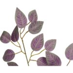 LIŚĆ GAŁĄZKA POTRÓJNA BENIAMINA KOLOR FIOLETOWY 60 CM - obrazek 2